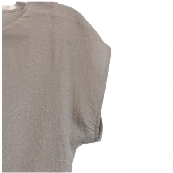 Brochure Walker 100% Silk Gray Textured Blouse Size XS - Picture 4 of 11